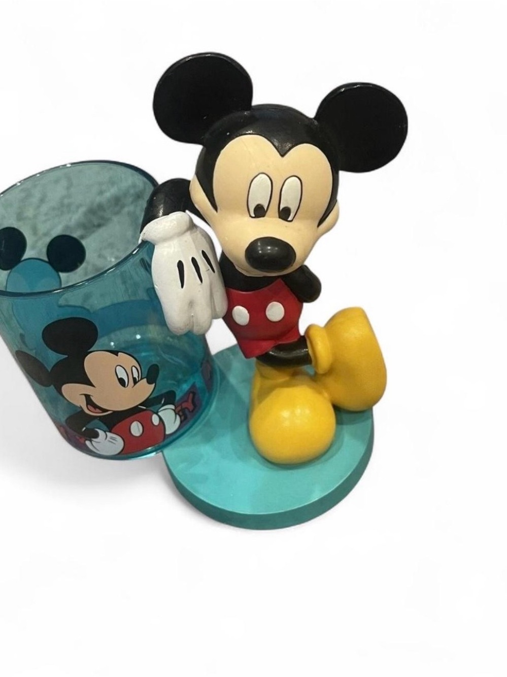 VTG Disney Mickey Mouse Character Toothbrush Cup Zak Designs -1990’s